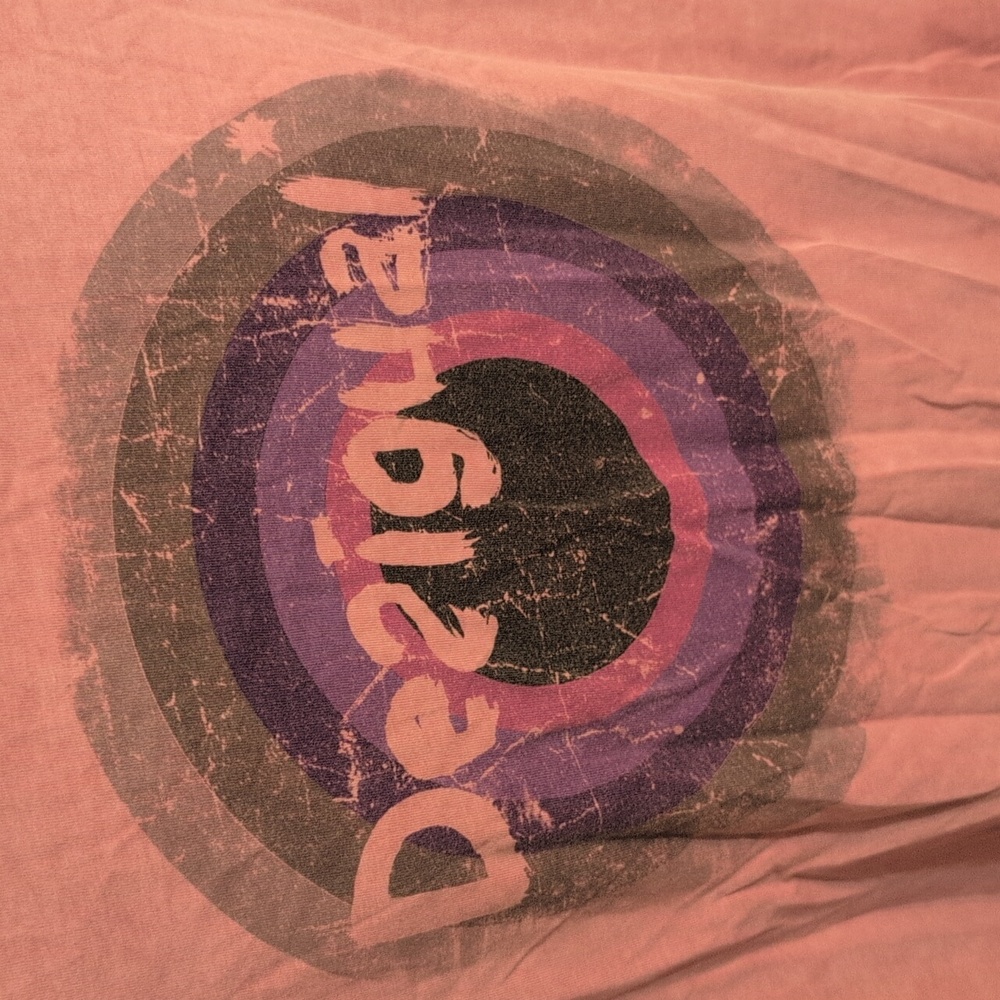 Desigual | Pink and Purple Graphic Tee - Picture 6 of 13